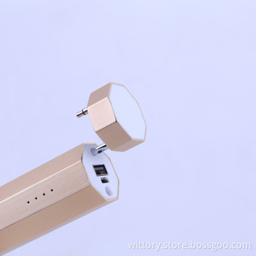 Phone stand with power bank speaker